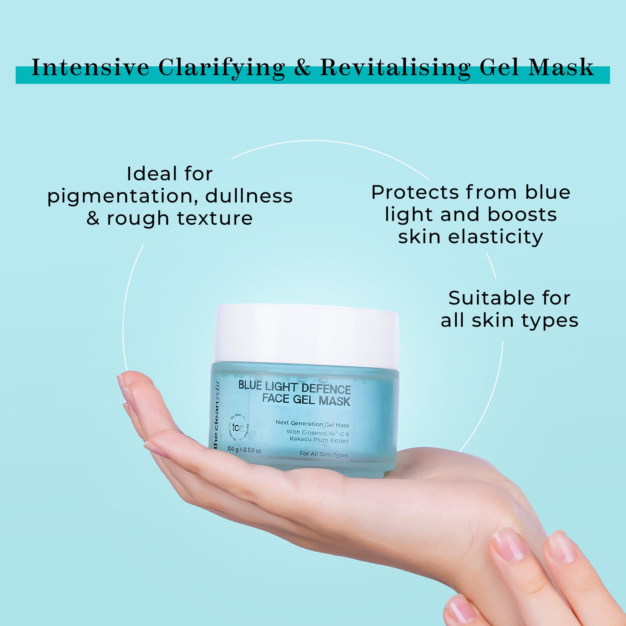 Blue Light Defence Face Gel Mask