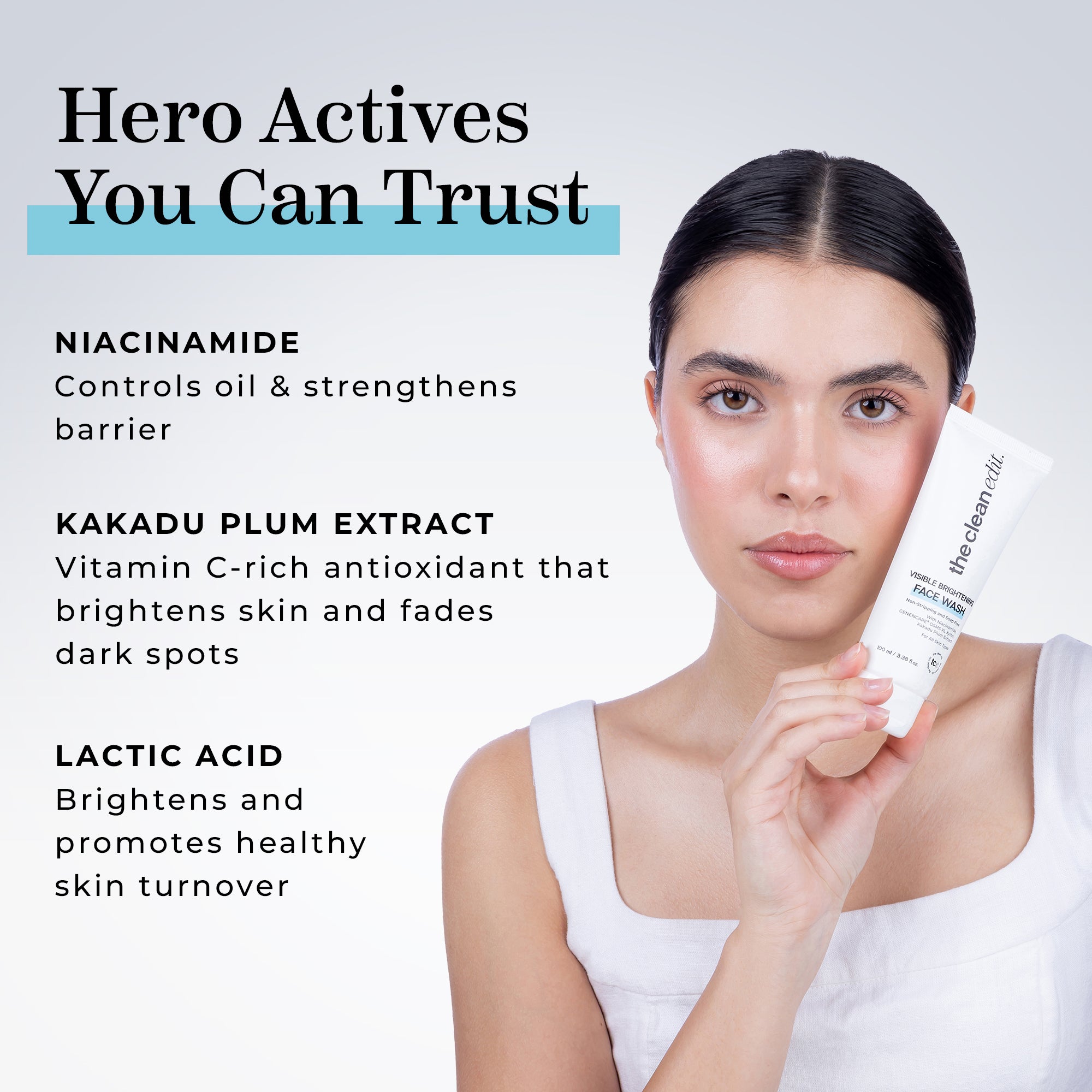 Visible Brightening Face Wash