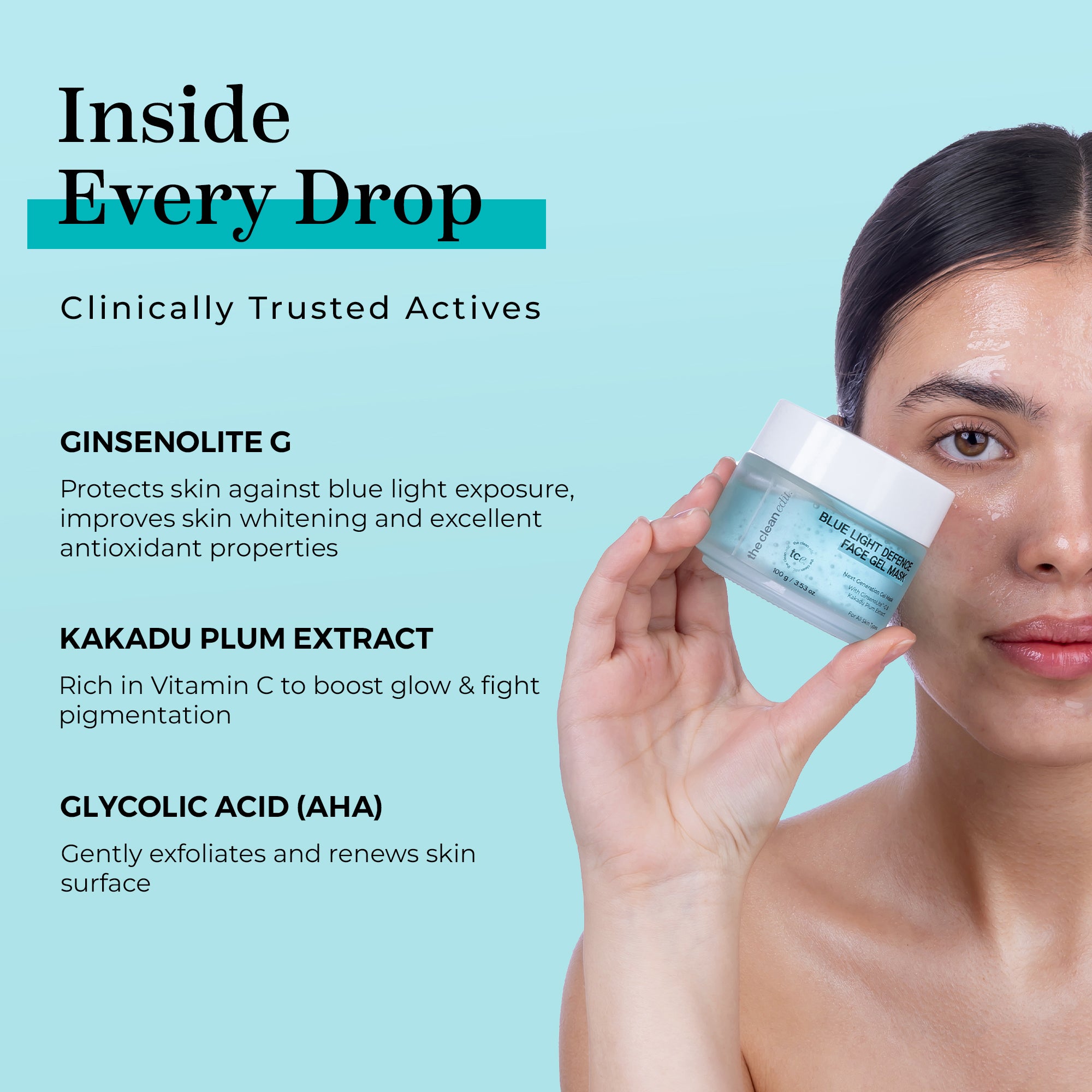 Blue Light Defence Face Gel Mask